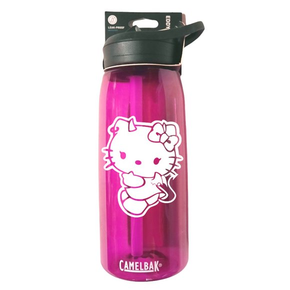 🆕Hello Kitty Devilish Camelbak Eddy+ 32oz Water Bottle Deep Magenta - Picture 2 of 7